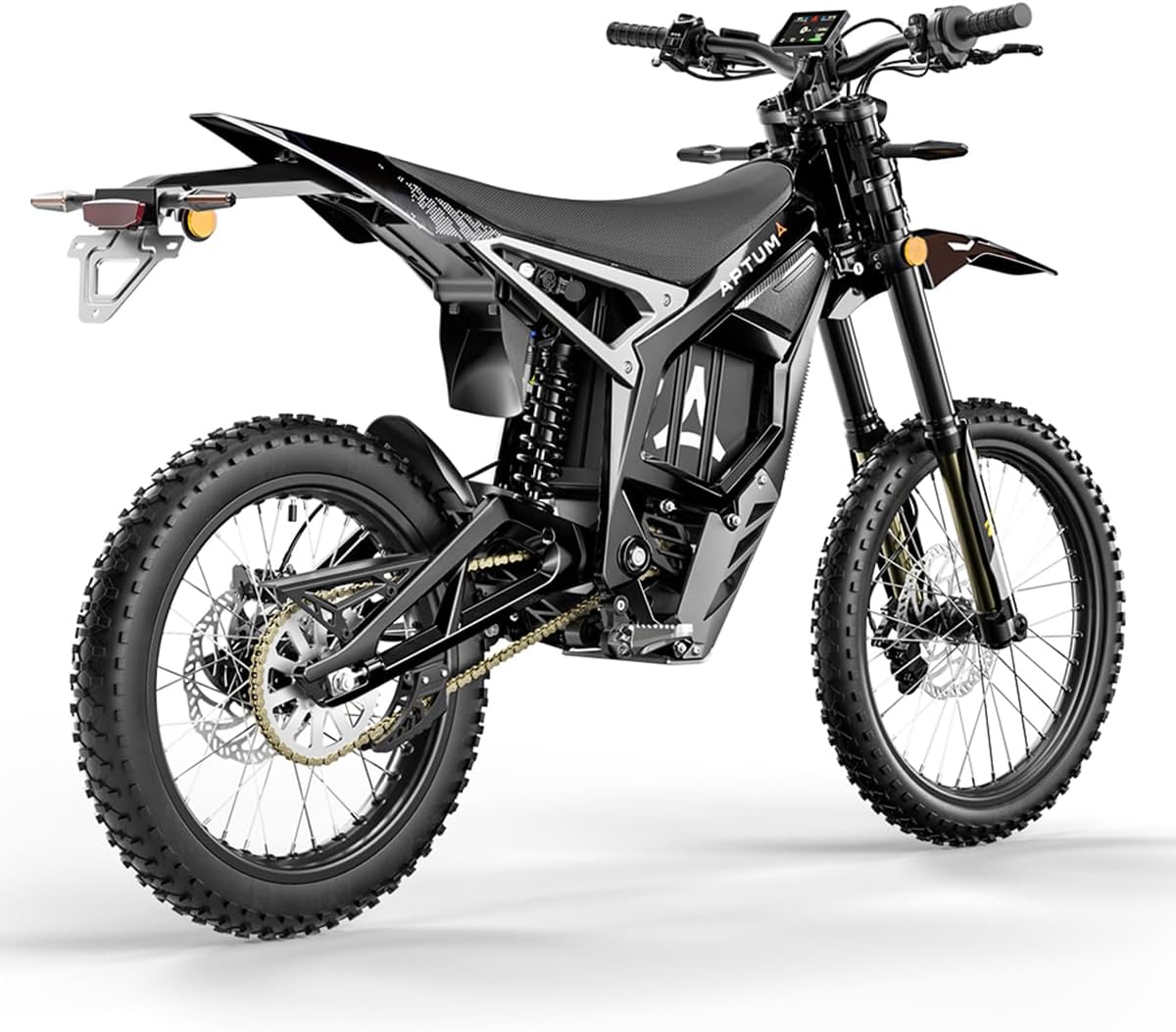 Cysum Moto Electrique Adulte, Batterie 72V 40Ah, Autonomie de 120 km, Peak 10KW, Moto électrique Off Road avec Freins Hydrauliques,Suspension Intégrale (noir)