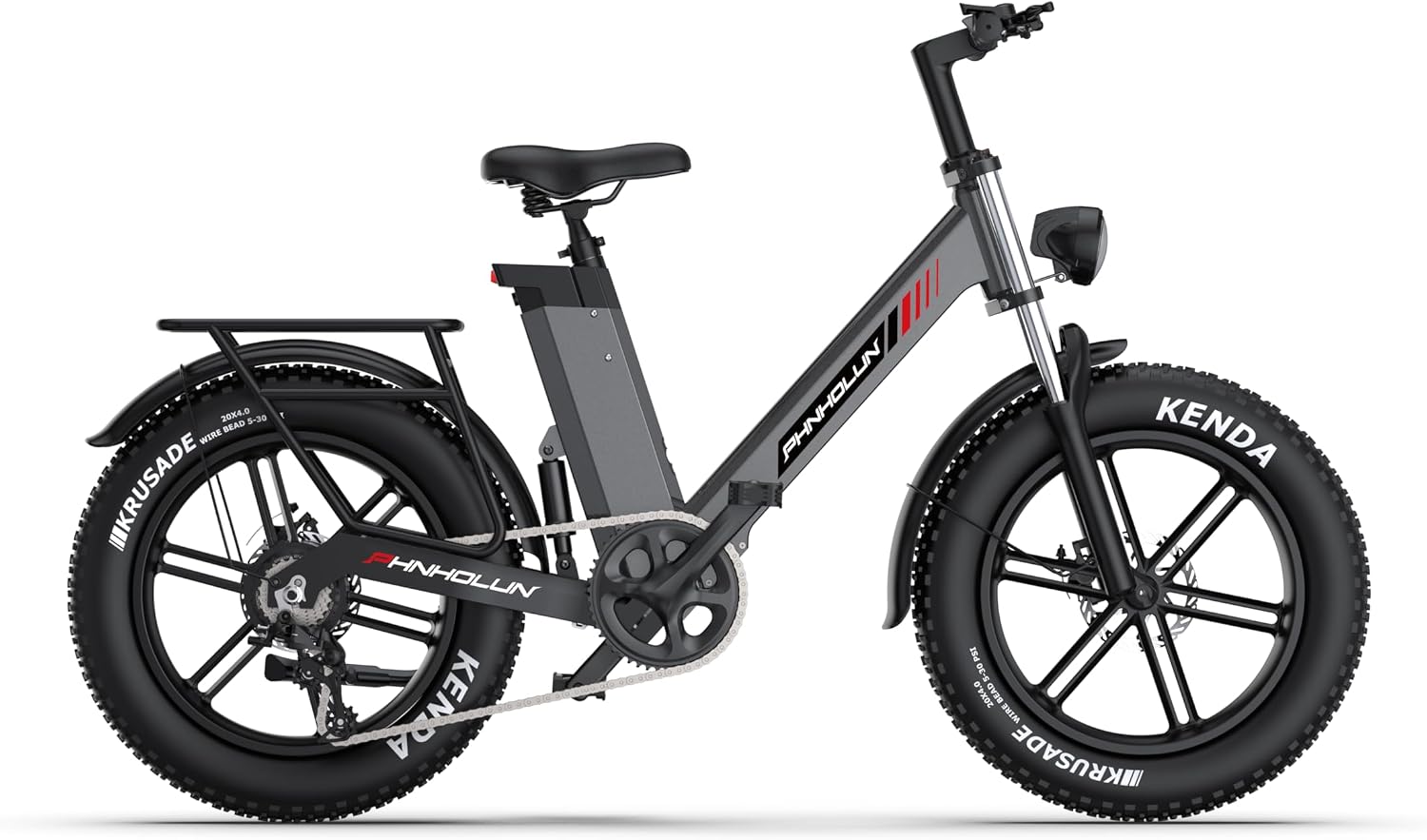 C6 Vélo électrique pour Les Adultes Adolescents 16+ Moto électrique Rapide Ebike Fat Tire avec Batterie 48V 17.5AH EBike Range of 40MI Mountain