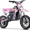 Avis Pocket cross électrique 550w LXF (Rose) : une mini moto électrique pour initier les enfants au tout-terrain