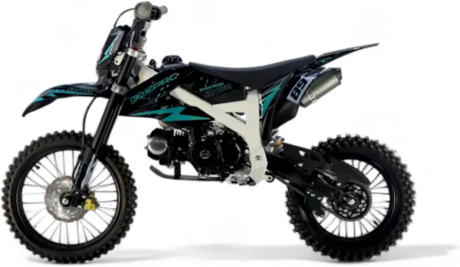 KXD 612A 17/14" 125ccm 4T Dirt Bike Dirtbike CrossBike pocket Pitbike Schwarz