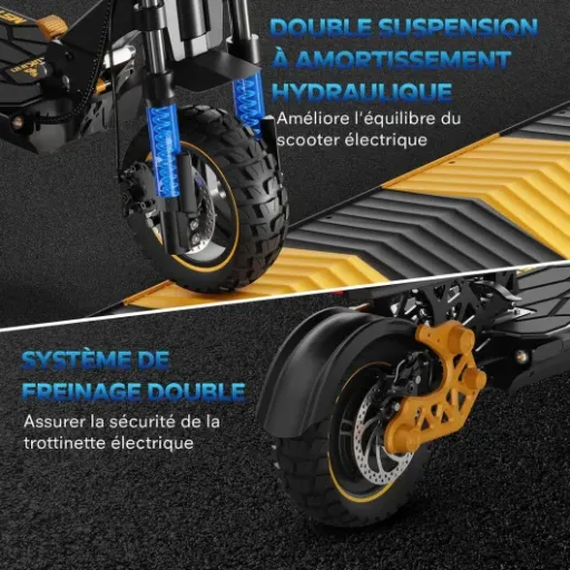 Test Ruitoo M5 Pro : une grosse trottinette pour les trajets sérieux (et pas que pour le fun)