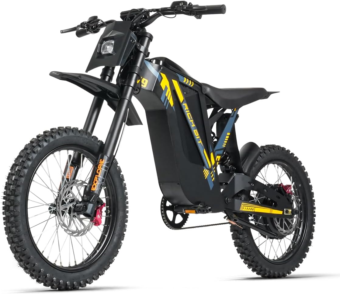 Cysum Vélo électrique Homme et Femme, VTT électrique 17 Pouces, Batterie 48 V 20 Ah, autonomie jusqu'à 80 km, Double Suspension, Freins à Disque hydrauliques