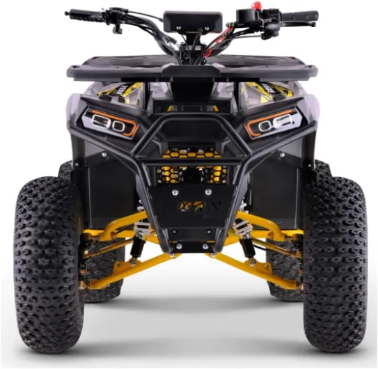 Quad Essence 125CC Roan-Bull Automatique R8, Jaune, Charge maximale 120 kg (circuit fermé uniquement) + 10 ans