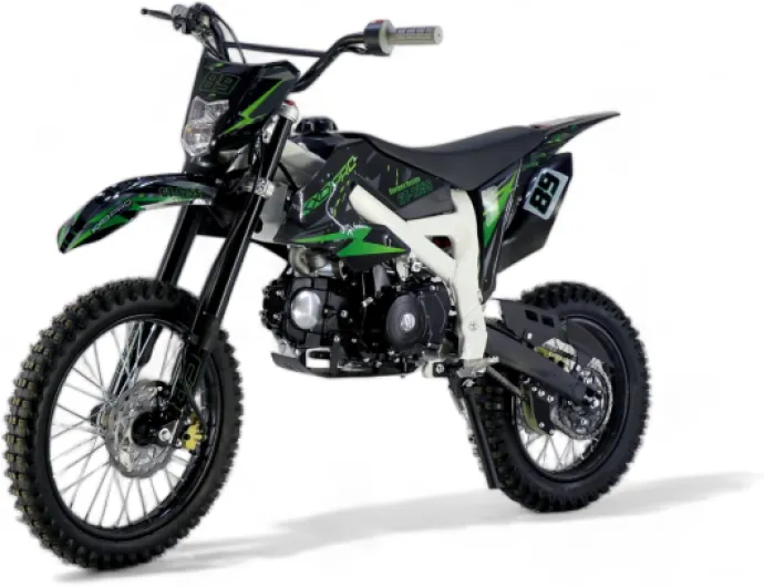 KXD 612A 17/14" 125ccm 4T Dirt Bike Dirtbike CrossBike pocket Pitbike Grün