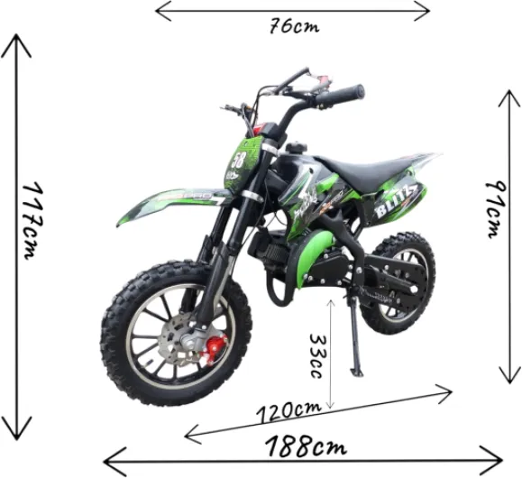 KXD 701/706/708 Blitzer 49cc Enfant 2 Temps 45km/h Dirt Bike Dirtbike CrossBike pocket Pitbike Pocket kids Dirt Cross Motor MOTO Vélo Véhicule enfant (rouge, KXD 708A Blitzer 2T 49ccm) rouge KXD 708A Blitzer 2T 49ccm