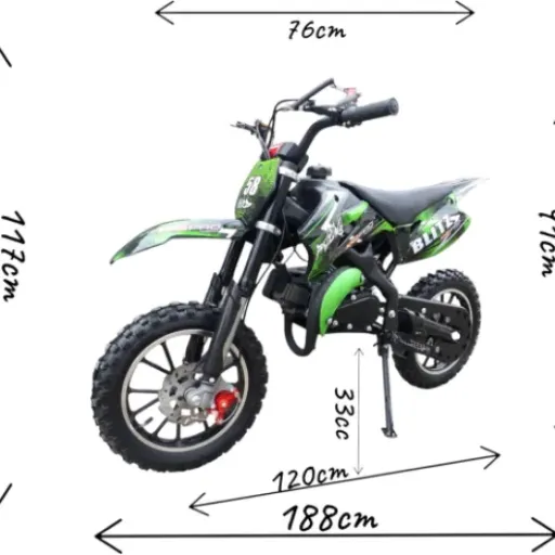 Test KXD 708A Blitzer 49cc : une petite dirt pour enfants qui fait le job… avec quelques limites