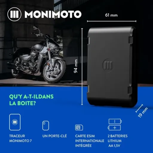 Test MoniMoto 7 : le tracker GPS moto simple qui fait (surtout) alarme de mouvement