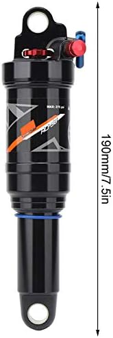 Amortisseur arrière de vélo Amortisseur arrière d'air de vélo de Montagne avec la Suspension de vélo de VTT 165mm 190mm 200mm