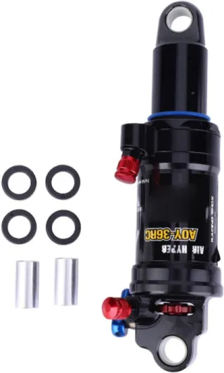 Acouto Amortisseur de Vélo, Amortisseurs de Suspension Arrière Hydrauliques à Pression D'air Réglable pour Scooters à Gaz, Mini Motos électriques, VTT Tout-terrain