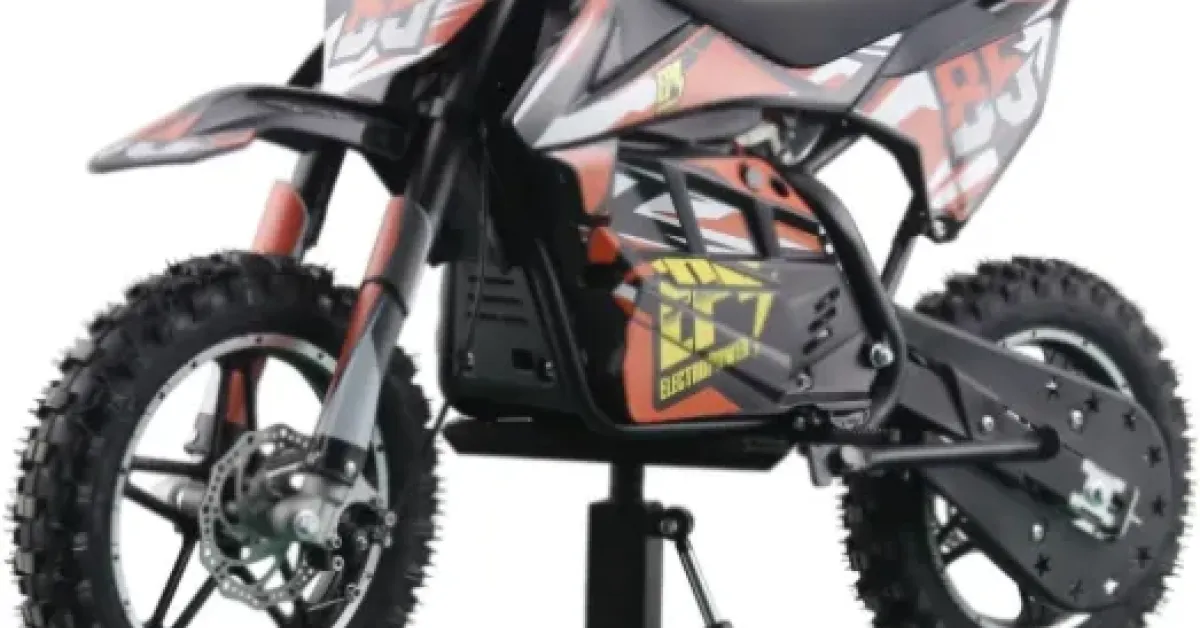 Test Moto enfant - Mini moto électrique 1000W Orange : une petite bête costaude pour débuter le tout-terrain