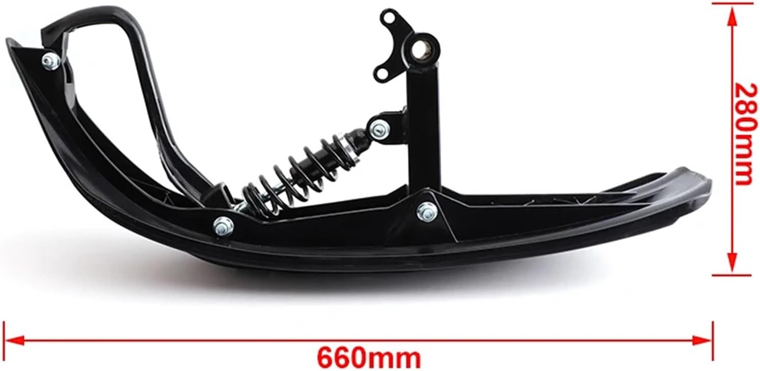 Skis en Plastique de 17 mm for motoneige, VTT 50cc à 250cc, Kart for Enfants, Buggy, Quad, Moto électrique, pièces Avant modifiées