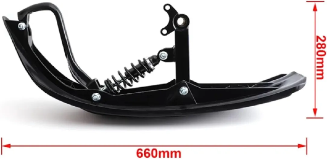 Skis en Plastique de 17 mm for motoneige, VTT 50cc à 250cc, Kart for Enfants, Buggy, Quad, Moto électrique, pièces Avant modifiées