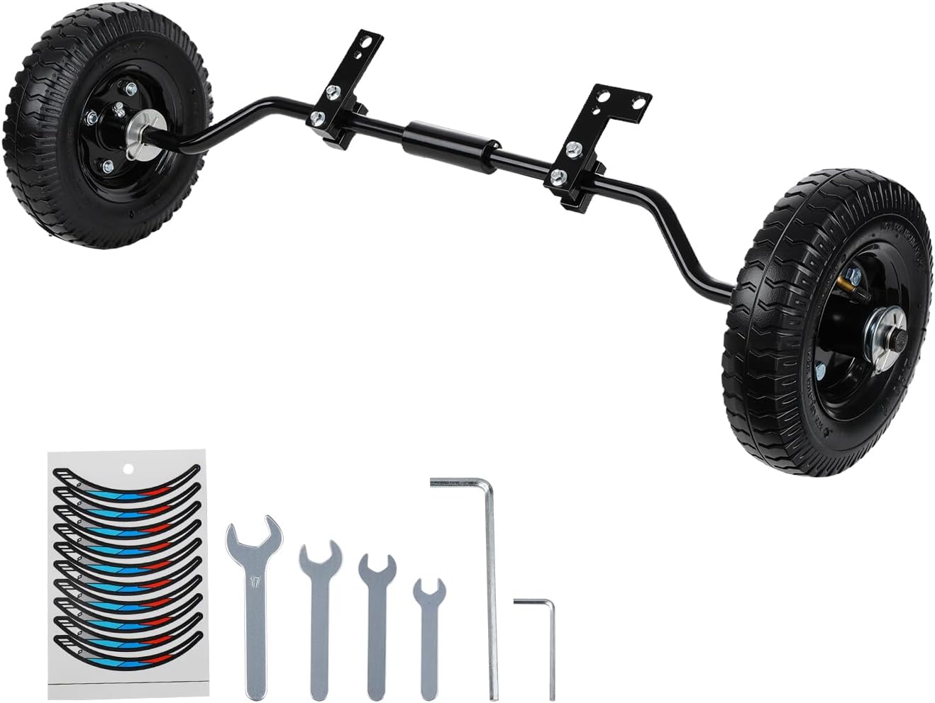 Roues Stabilisatrices d'Entraînement pour Pocket Cross 49cc 50cc, Kit de Support Latéral pour Mini Moto Dirt Bike, Roulettes Robustes Compatibles avec PW50 CRF50 XR50 SX XR et Moto Électrique