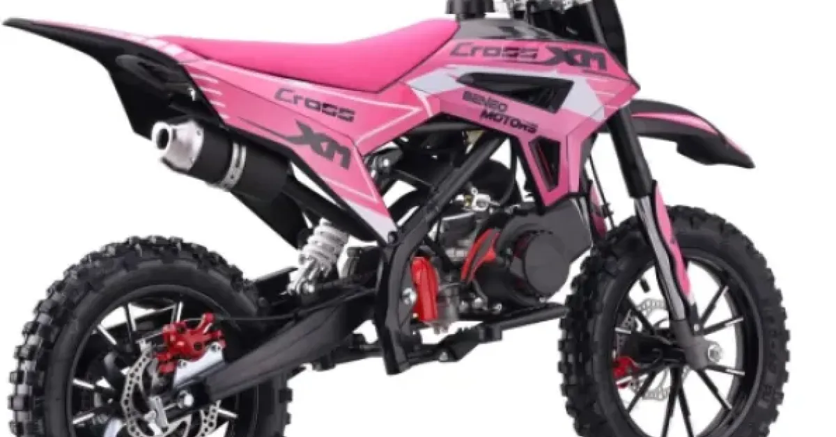 Test Moto-cross Beneo Motors CROSS XM Rose 50cc : la première « vraie » moto pour les kids (avec quelques limites)