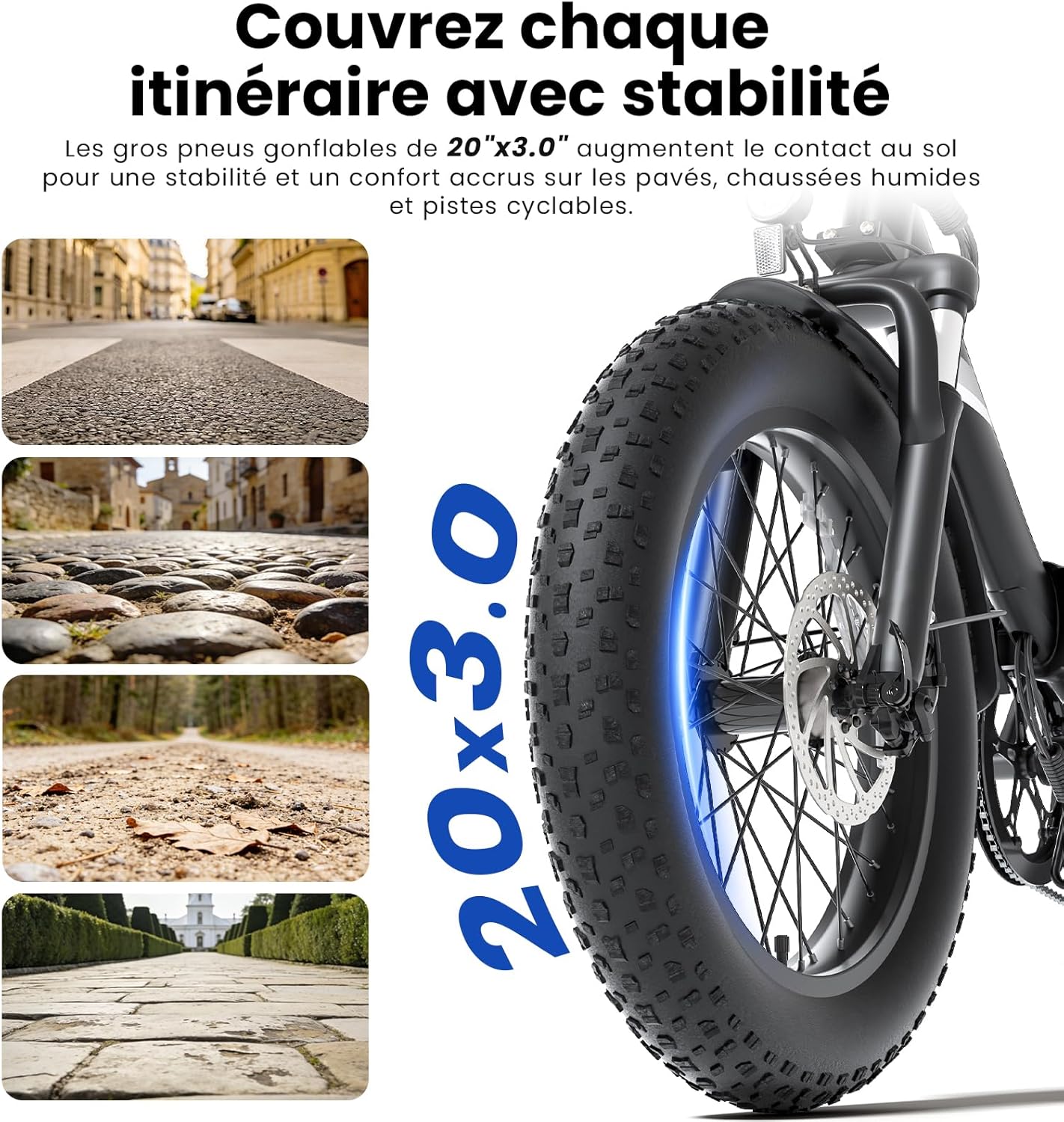 S3/S3 Pro Vélo Électrique Fat Bike Pliable, Pneus 20"x3.0" Tout Terrain, Grande Autonomie 195KM/ 65KM, 7 Vitesses, VTC E-Bike pour Adulte, Idéal pour Les Longs trajets et Les Voyages S3 Rouge