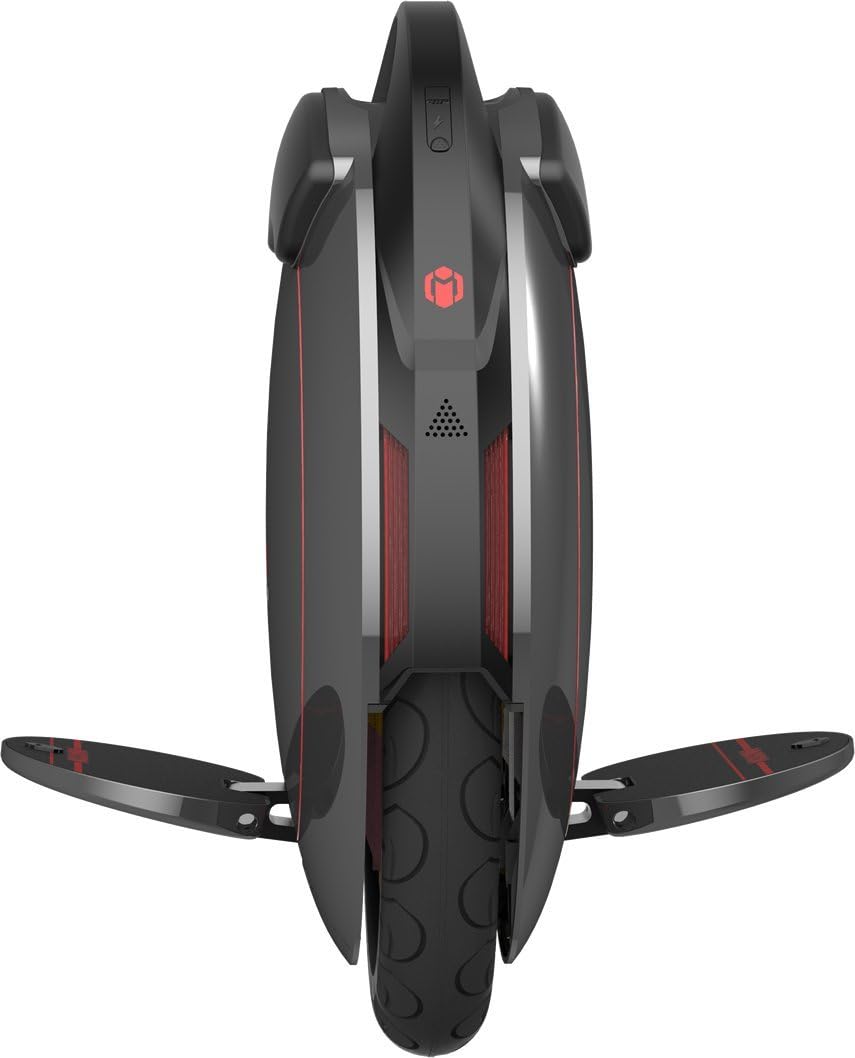 Gyroroue Electrique V5F, Adulte, Noir, Taille Unique EU, Moteur 1000W, Autonomie jusqu'à 35km, 25lm/h, Pneu Gonflable 14", Fine et Puissante